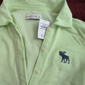 NWT Abercrombie & Fitch A&F polo top